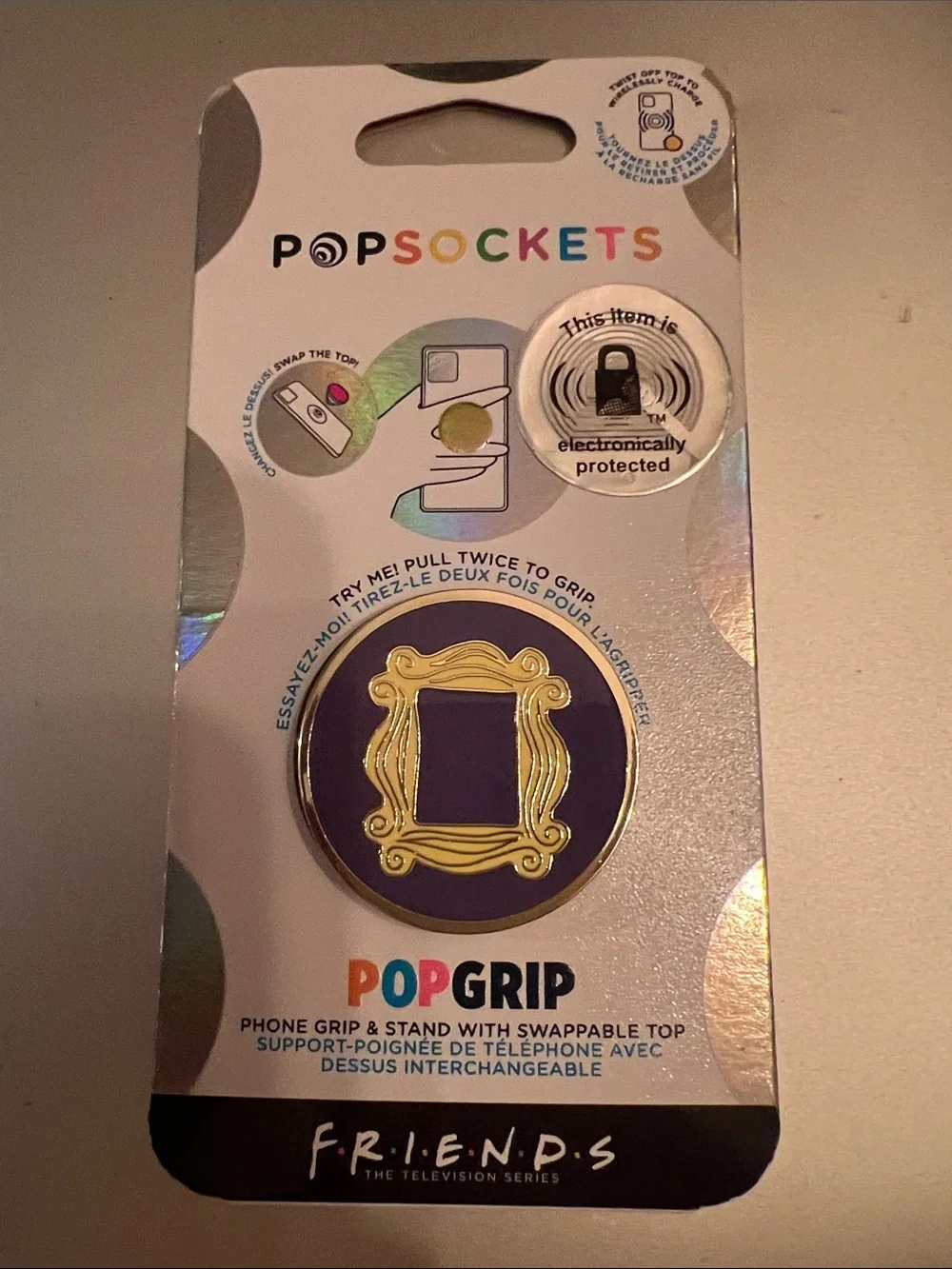 Friends Purple Door Frame PopSocket PopGrip NEW Sealed